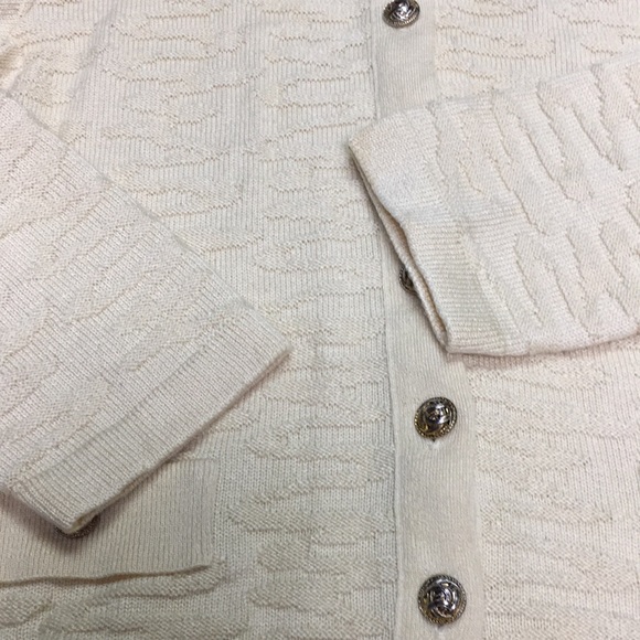 Vintage 80's Mita button down cardigan - size 18 - Picture 6 of 8